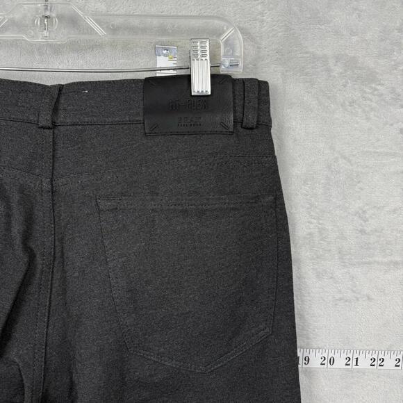 BRAX Hi-Flex Chuck Pants Stretch Men Sz 33x25 Dark Gray Casual Straight Leg Slim - Picture 6 of 10